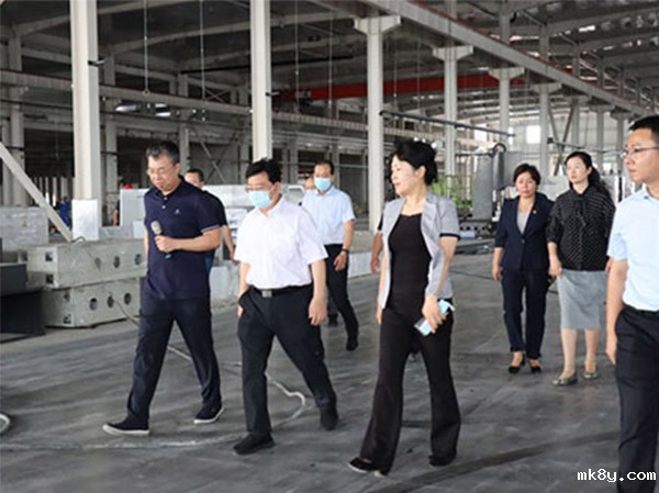 洛阳市长徐衣显一行莅临鸿元轴承新厂项目建设现场考察